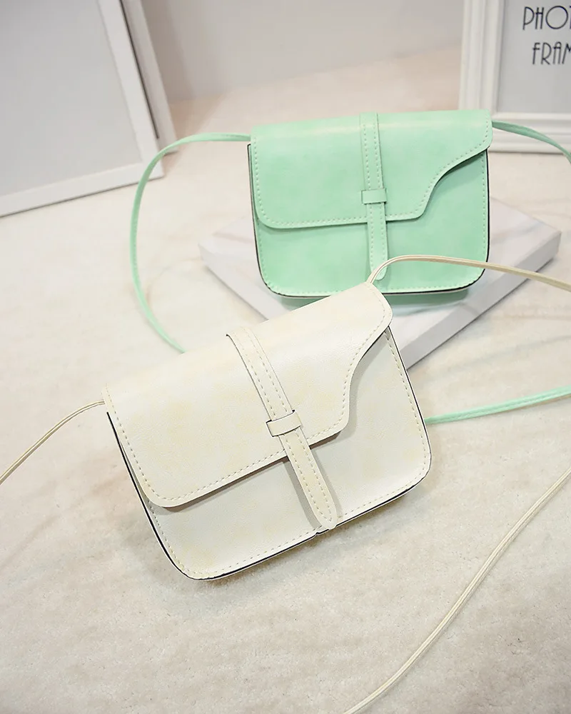 

2016 Spring New Style Leather Belt Bag Korean-style Fashion Shoulder Bag Square Sling Bag WOMEN'S Bag Special Offer
