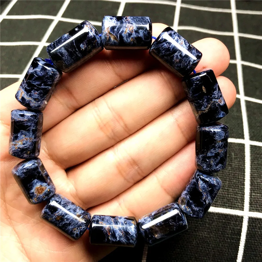 Natural Blue Pietersite Bracelet (6)