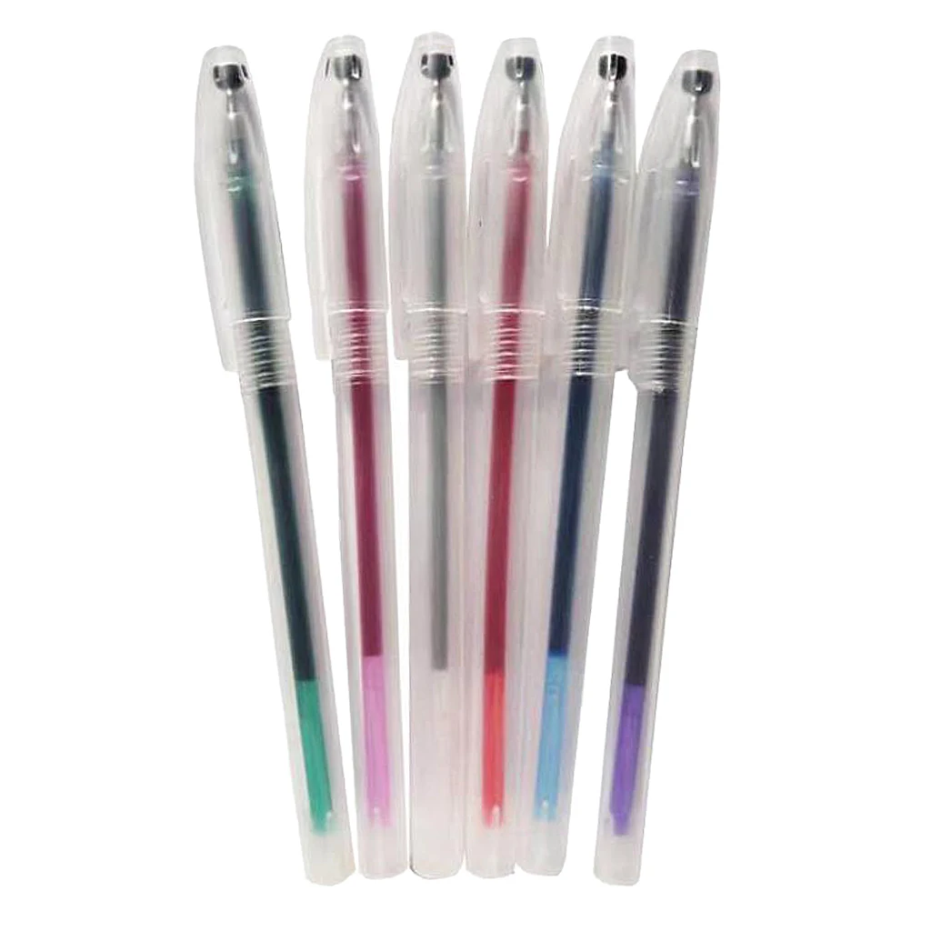 6x Water Soluble Pen Vanishing Fabric Marking Ink Pen DIY Sewing Accessories