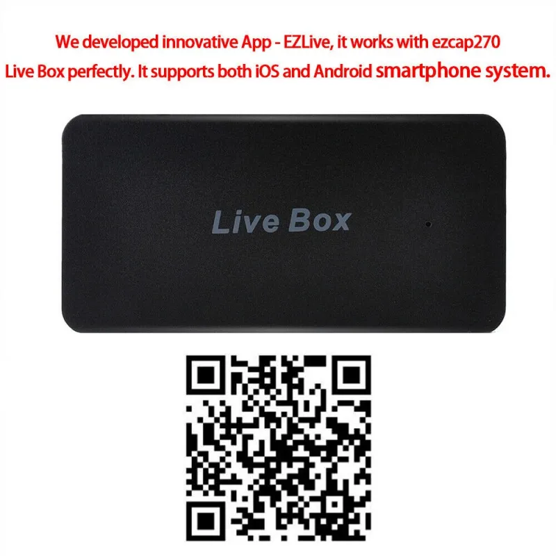 Ezcap270 HDMI Game Capture Card HD 1080P Video Record and Live Streaming for iOS and Android System