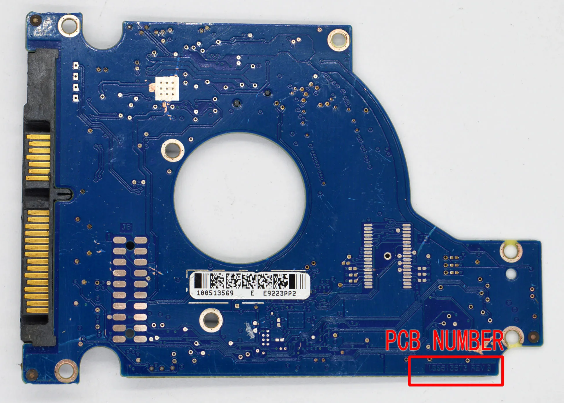 ST9250421AS, ST9320421AS Seagate HDD PCB 100513573 REV D , 100513573 REV B , 100513573 REV A / 100513569 , 100513567 ,100535074