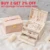 XINSOM Jewelry Organizer Портативный Ожерелье Серьги Кольца Коробка Ювелирных Изделий Упаковка ИСКУССТВЕННАЯ Кожа Хранения Joyeros Organizador De Joyas