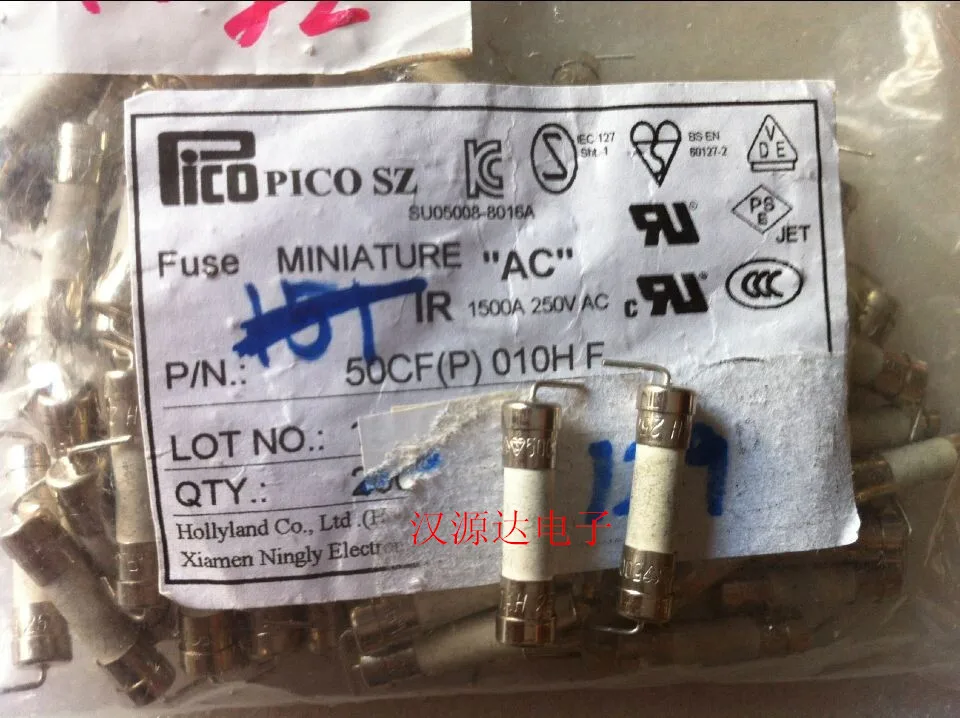 50 шт./лот 50CFP010HF 1A 250V 5X20MM керамический предохранитель SKYGA 100% новый и оригинальный |