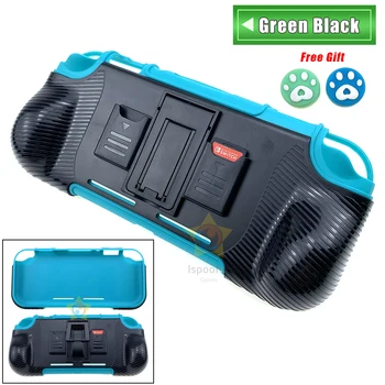 

2020 TPU Soft Case for Nintendo Switch Lite Protective Back Cover Case Stand for Nintend Switch Mini NS Console + 2 Game card ca