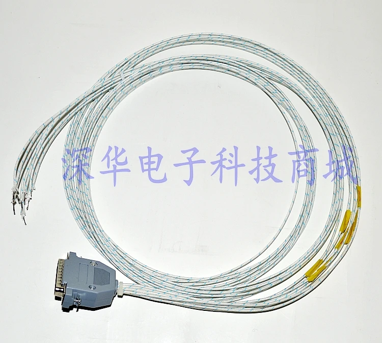 Glass fiber sheathed thermocouple temperature measuring line is