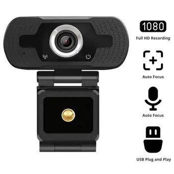 

1080P HD Webcam Streaming Webcam For Desktop Laptop Computer Widescreen Video Calling And Recording USB Web Camera Built-in Mic