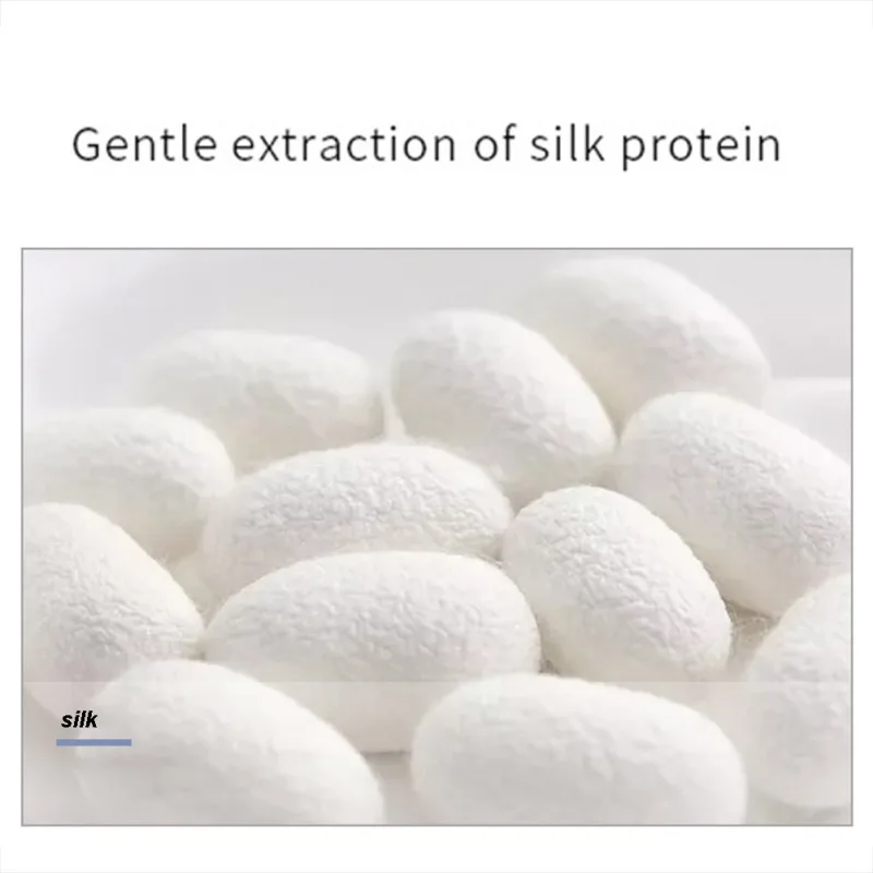 Silk Protein Essence Soap Moisturizing Nourishing Skin Brighten Skin Tone Body Whitening Soap Hand-Made Soap