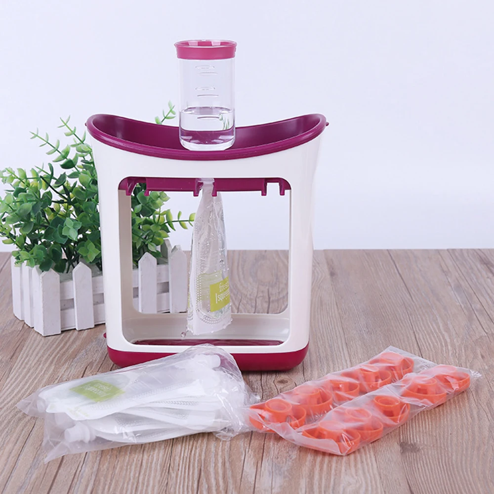 

Infant Fruit Mashing Squeezing Newborn Fresh Squeezed Fruit Juice Station Baby Food Container Children Food Storage Machine