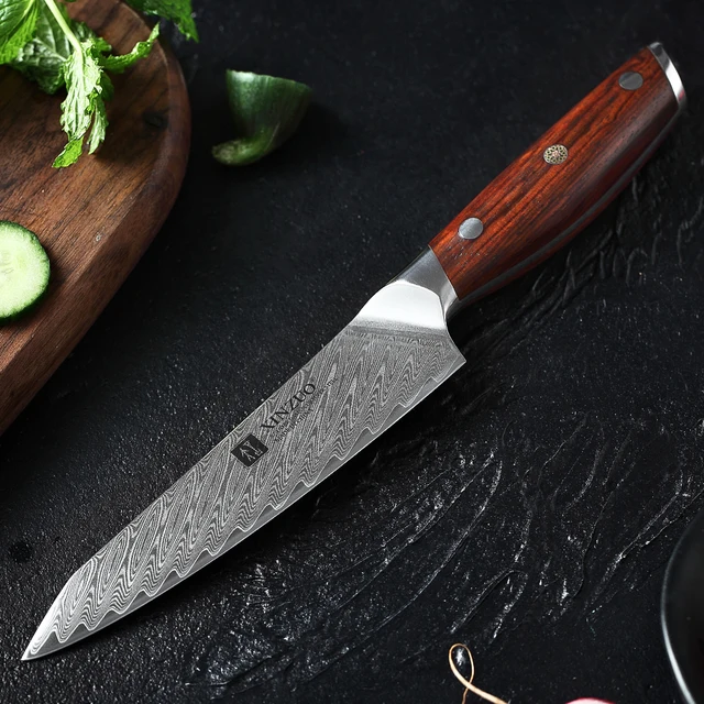 Xinzuo 2Pc Konyhai Kések Húst Cleaver Zöldségek Gyümölcsfaragó Kés Rozsdamentes Acél Japán Stílusú Éles Konyha Séf - Image 6