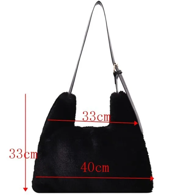 [BXX] женские сумки через плечо из искусственного меха, одноцветные брендовые дизайнерские зимние сумки через плечо, женские Теплые сумки a169