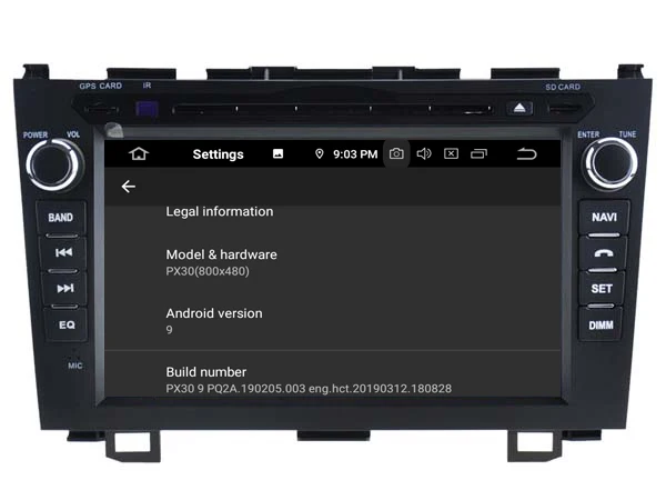 Clearance RUISO 4g+64g 8-Core Car DVD Player Android 9.0 for HONDA CRV 2006-2010 car multimedia auto stereo 1080P gps wifi dvr dab obd ips 21