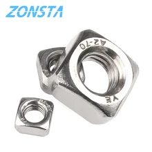 

Square Nuts M3 M4 M5 M6 M8 M10 M12 A2 304 Stainless Steel Metric Nut Din557