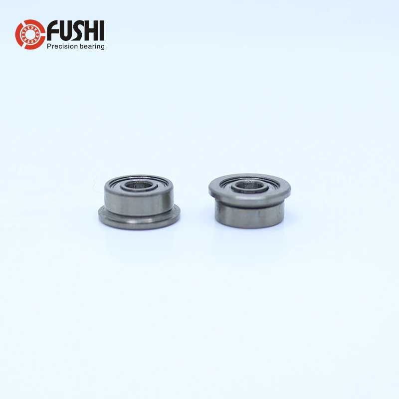 10 Cuscinetti Flangiati F693ZZ In Acciaio 3x8x4 Mm – A Doppia Tenuta Per Alta Velocità