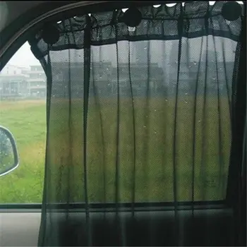 

Protector Car curtain 4pcss Side Window Folded Mesh Suction Cup Interior
