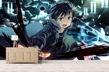 

[Self-Adhesive] 3D Sword Art Online 275 Japan Anime Wall Paper mural Wall Print Decal Wall Murals