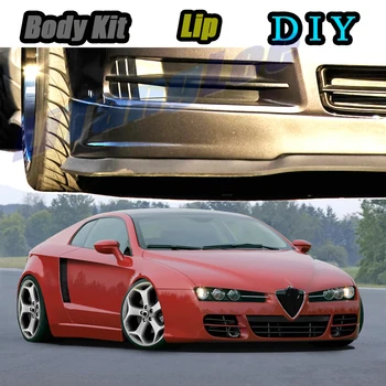 

Car Bumper Lip Front Spoiler Skirt Deflector For Alfa Romeo Brera / Spider AR Tune Car Modification Modified Body Kit Lips