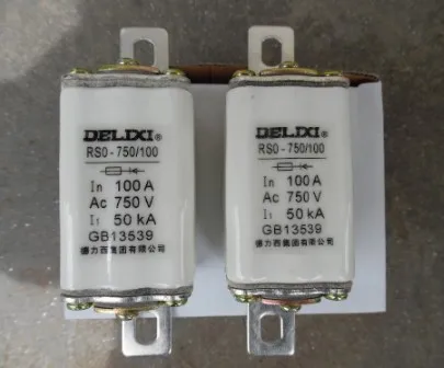 Предохранители: RS0-750/100 80A 750V BC50KA/RS0-750/100 100A/RS0-750/200 200A/RS0 100A 400V BC50KA 1* 40L aR