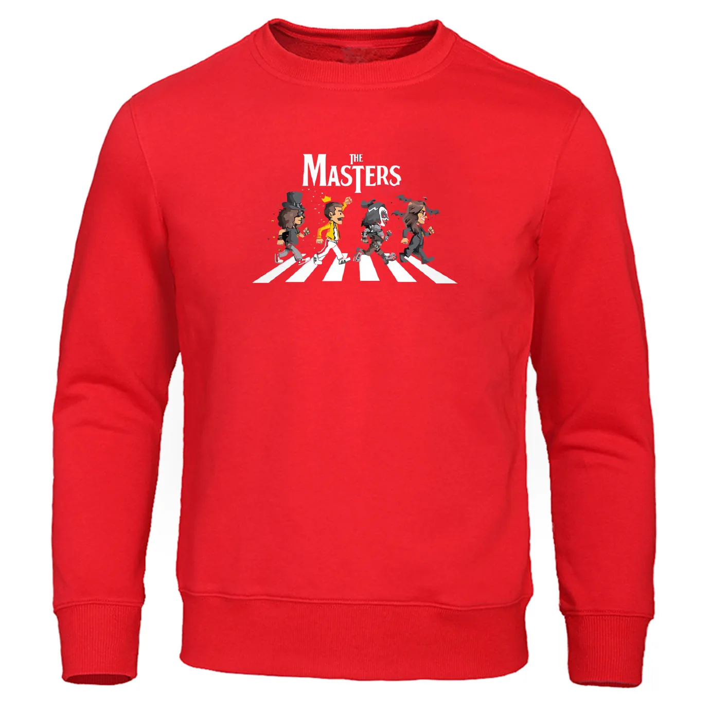 Freddie Mercury, толстовка Fan queen, уличная одежда, толстовки с принтом «Мастера рок», мужские пуловеры, осенняя теплая одежда - Цвет: red 6