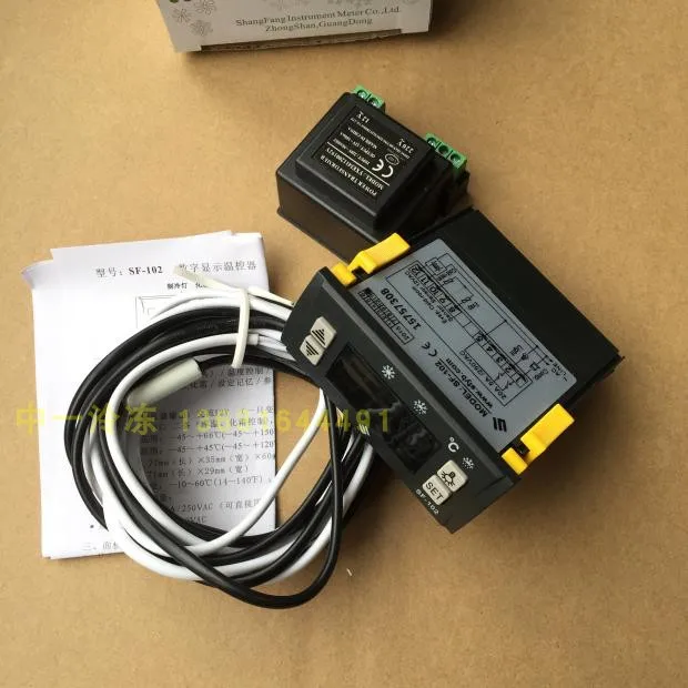 Sf-102 Elektronikus Hőmérséklet-Vezérlő Termosztátvilágítás Leolvasztás Zer Hűtőszekrény-Hőmérséklet-Szabályozó - Image 3