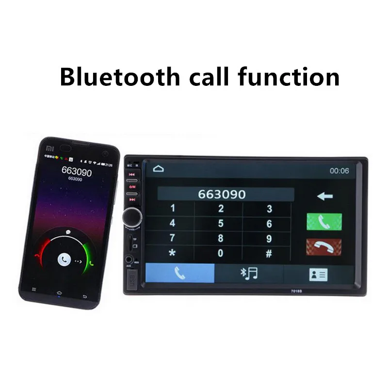 2 Din автомобильное радио Bluetooth 2din автомобильный мультимедийный плеер 7 &quotHD