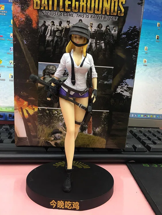 

Jedi Survival Battle Royale Prosperous Chicken Flat-bottom Pot Boxed Garage Kit 3 Decoration Model