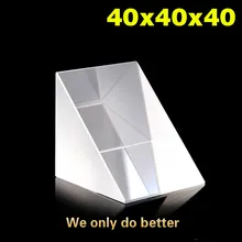 Спектральная оптика Оптическое стекло призма K9 пятно Isosceles правый треугольник