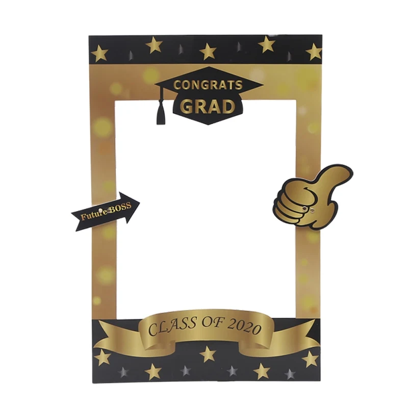 

1Pcs Graduation Season Photo Frame Hand-Held Photo Frame Graduation Season Photo Props Graduation Party Decoration Accessories