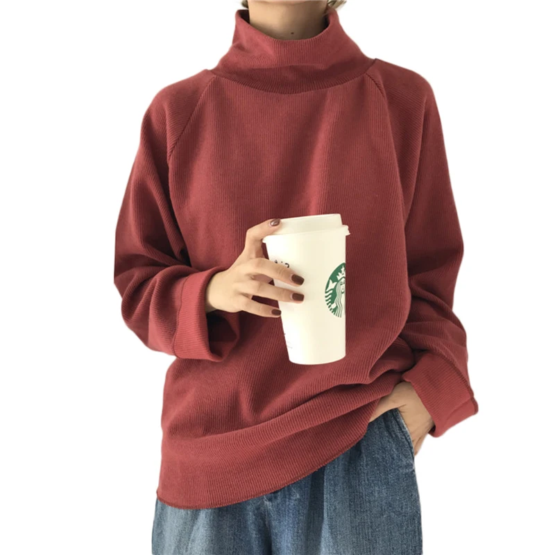 Winter Women Cashmere Sweaters Streetwear Fashion Turtleneck Knitted Jumpers Korean Female Crocheted Pullovers Tops Christmas | Женская