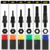 HIFESON Insert Threaded Mandrels Hand Rivet Nut Gun Manual Riveter for Riveting Rivnut Tool M3 M4 M5 M6 M8 M10 M12 Iron Nut 2