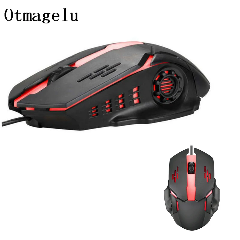 

Professional Wired Gaming Mouse 7 colors Colorful Backlight 1200DPI Optical Mice 3 Buttons USB Wired Luminous Mouse drop shippin