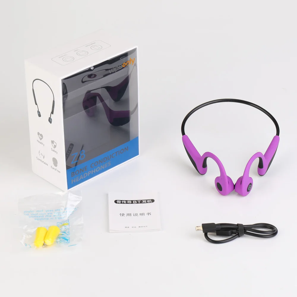 Прямая поставка беспроводные наушники Z8 с костной проводимостью Bluetooth 5 0