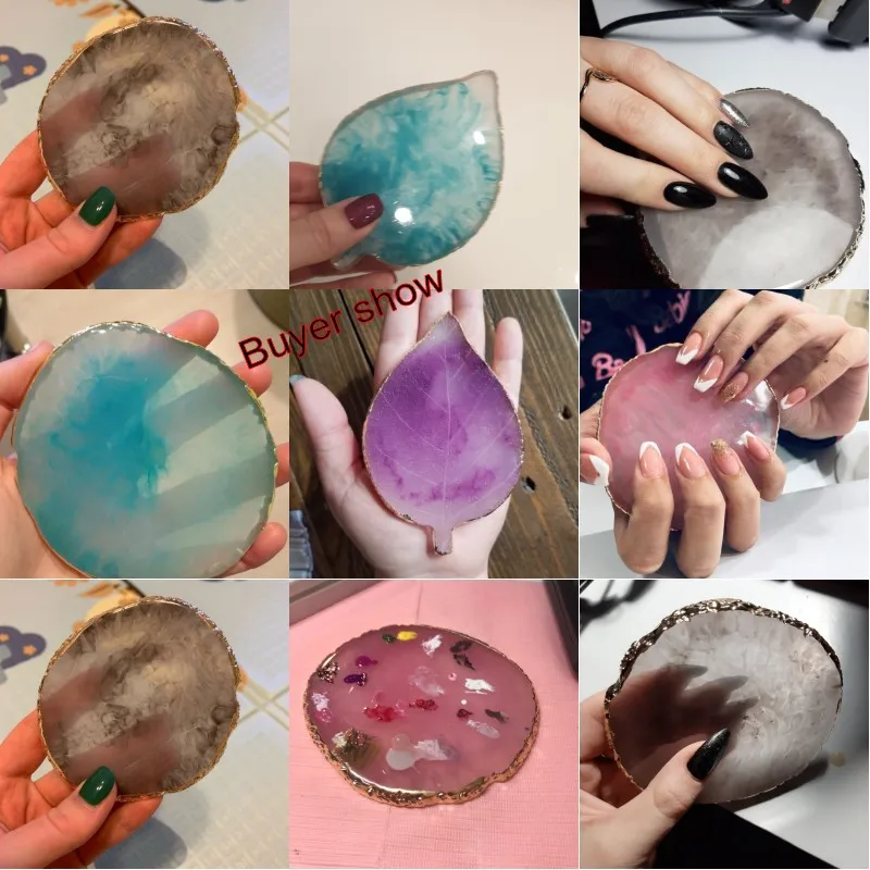 1 шт. цветная Палитра для дизайна ногтей из полимерного камня акриловая УФ