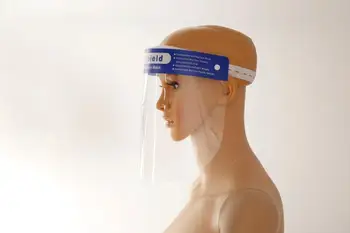 

1pcs / 2pcs / 5pcs head-mounted transparent protective mask adjustable protective mask full-face splash-proof dust mask