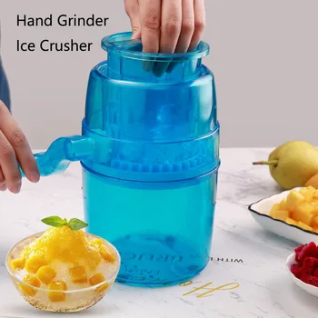 

Manual Ice Crusher Hand Crank Manual Handle DIY Multifunction Ice Block Making Machine Ice Shaver Ice slush Maker