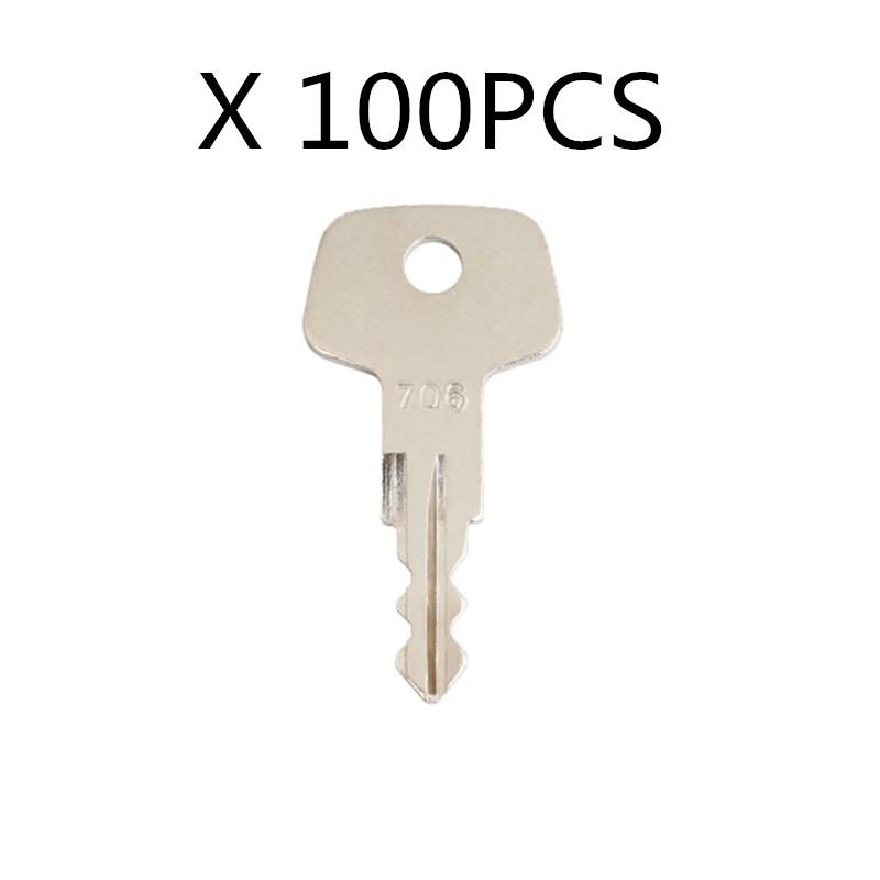 100 Pcs 706 Chiave Per Liebherr Industrial Construction Heavy Equipment Tappo Carburante Modello J2