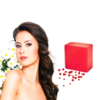 

Powerful Acne Remover 100% Pure France Rose Essential Oil Soap Acne Treatment Remove Whelk Shrink Pore Face Care Red Wine Soaps