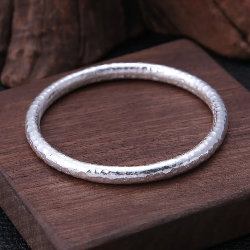 

Genuine 925 Sterling Silver Jewelry Simple Fashion Wave Bracelet Handmade Fine Jewelry For Women Elegant Jewelry