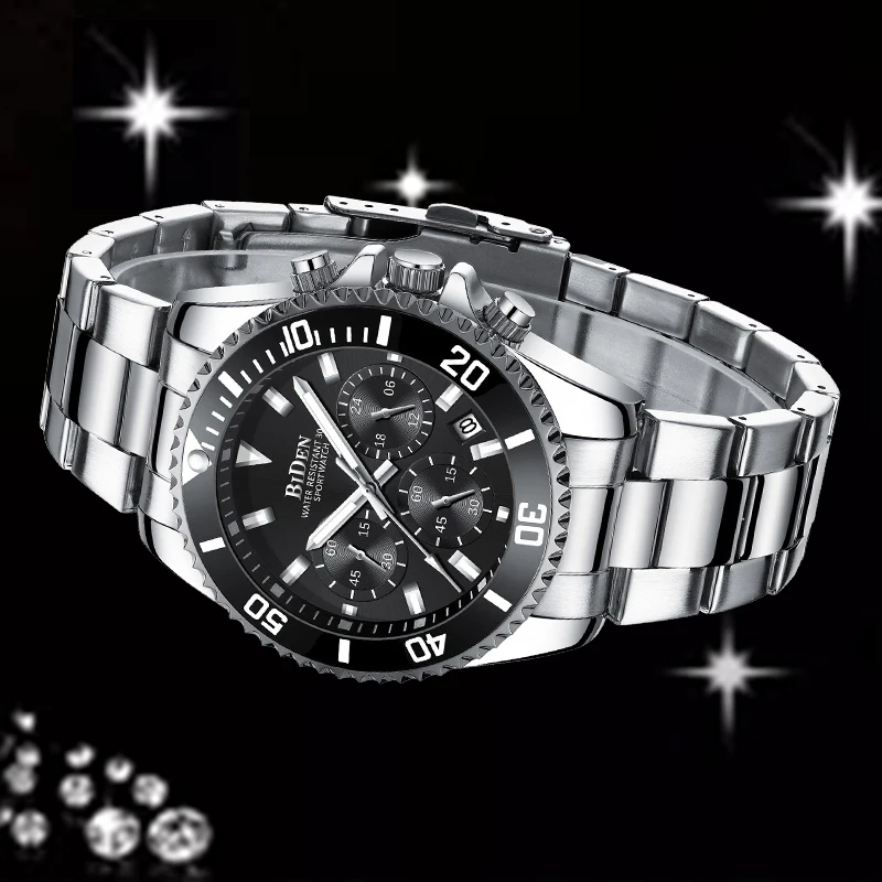 

New Rolexable Watch Men Sport Quartz Clock Mens Watches Top Brand Luxury Business Waterproof Chronograph Watch Relogio Masculino