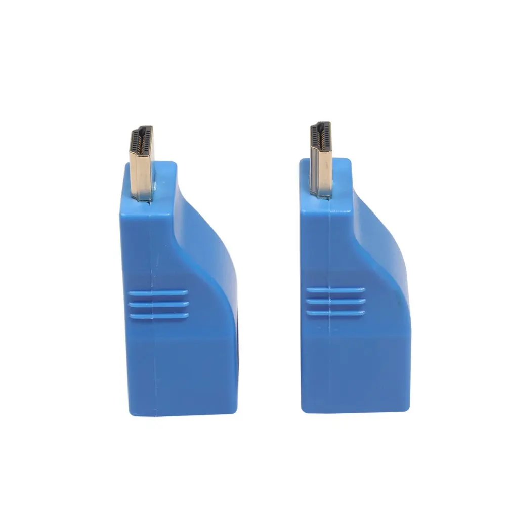 Удлинитель Hdmi A Rj45 красный Lan удлинитель Del Receptor Del Transmisor Tx Rx Cat5E Cat6 кабель Ethernet V1.4 30 M 4 K Tv Hd 1080P