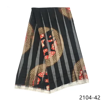 

african fabric for dress african silk ankara Fabric high quality 2020 latest Ribbon fabric for Garment 5 yards/pieces ! 2104