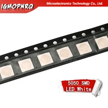 100 шт Белый 5050 светодиодные диоды smd свет