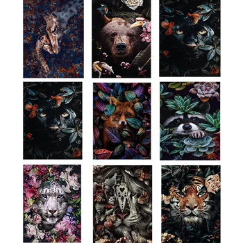 

Deer Animal 5D DIY Diamond Painting Cross Stitch Embroidery Diamond Mosaic Art Living Home Room Decor