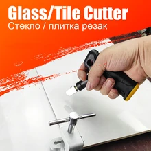 Плитка резак разделитель стекло Резак открывалка выключатель ручной стеклянная плитка для Быстрого Открывания набор сплав увеличенный резак колесо