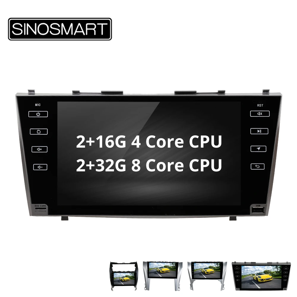 SINOSMART 4 ядерный/8 ядерный процессор 2G RAM Android 8 1 автомобильный Радио GPS