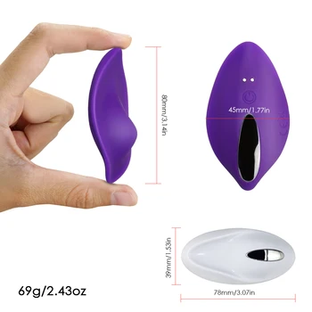 Vibrators for women clitoris powerful No Sound Butterfly Wearable Panties Egg Vibrator Clitoral Stimulator Sex Toy for Women 18+ 6