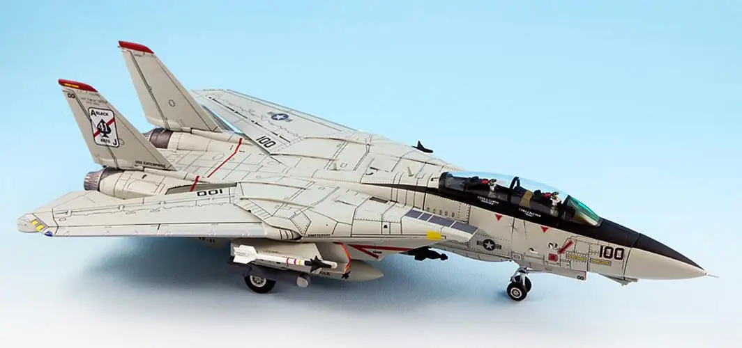 JC Крылья США F-14A TOMCAT VF-41 черный ACES 1/72 литье под давлением модель самолета