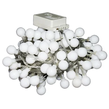 

Led Lights 30 Meters 300 Lights Frosted Ball String Lights for Christmas Hotel Courtyard Decoration US Plug