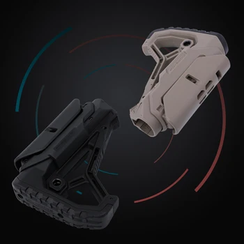 Nylon Voorraad GL-CORE Stijl Voor Gel Blaster Paintball Airsoft Air Guns Accessoires Aeg Gen9 Versnellingsbak Ontvanger Jacht