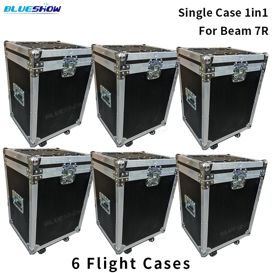 1~6pcs Beam 7r Flight Case For 1 Light Beam 230 Sharpy Beam 230w Fly