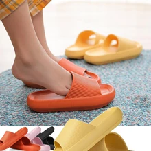 House Slippers Footwear Sandals Sole Quick-Drying Universal Bathroom Thickened Summer